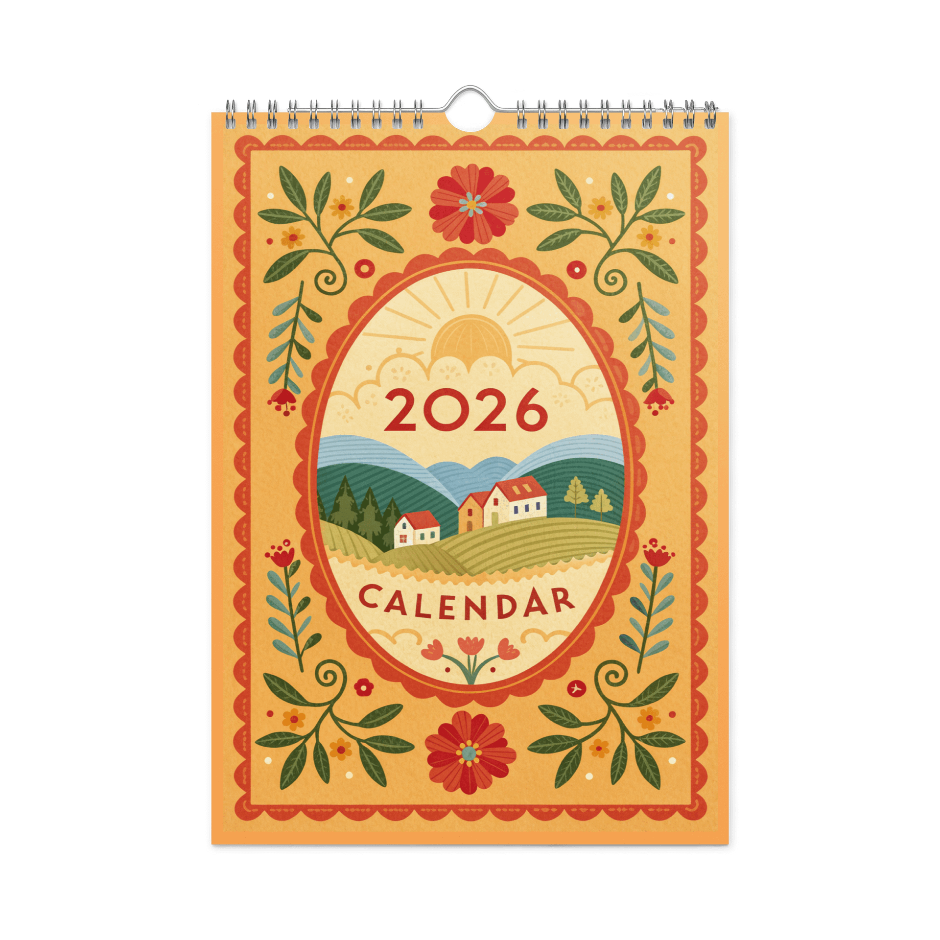 FOLK ART WALL CALENDAR 2026 product image (3)