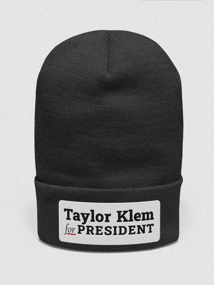 Taylor Klem for President Embroidered Beanie product image (6)