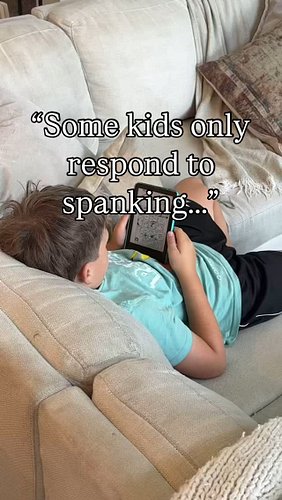 Let’s talk about this common parenting comment 👇

“There’s a time and place for spanking. Some kids just don’t respond to any...