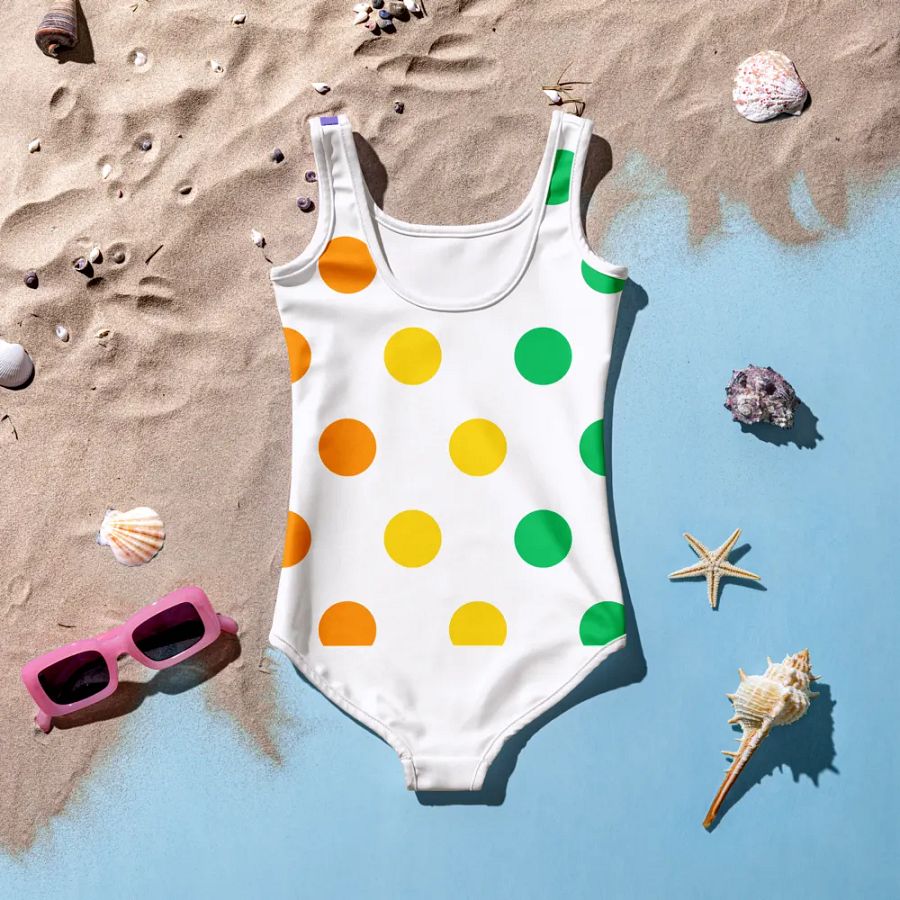 Colorful Polka Dots - Kids Swimsuit product image (12)