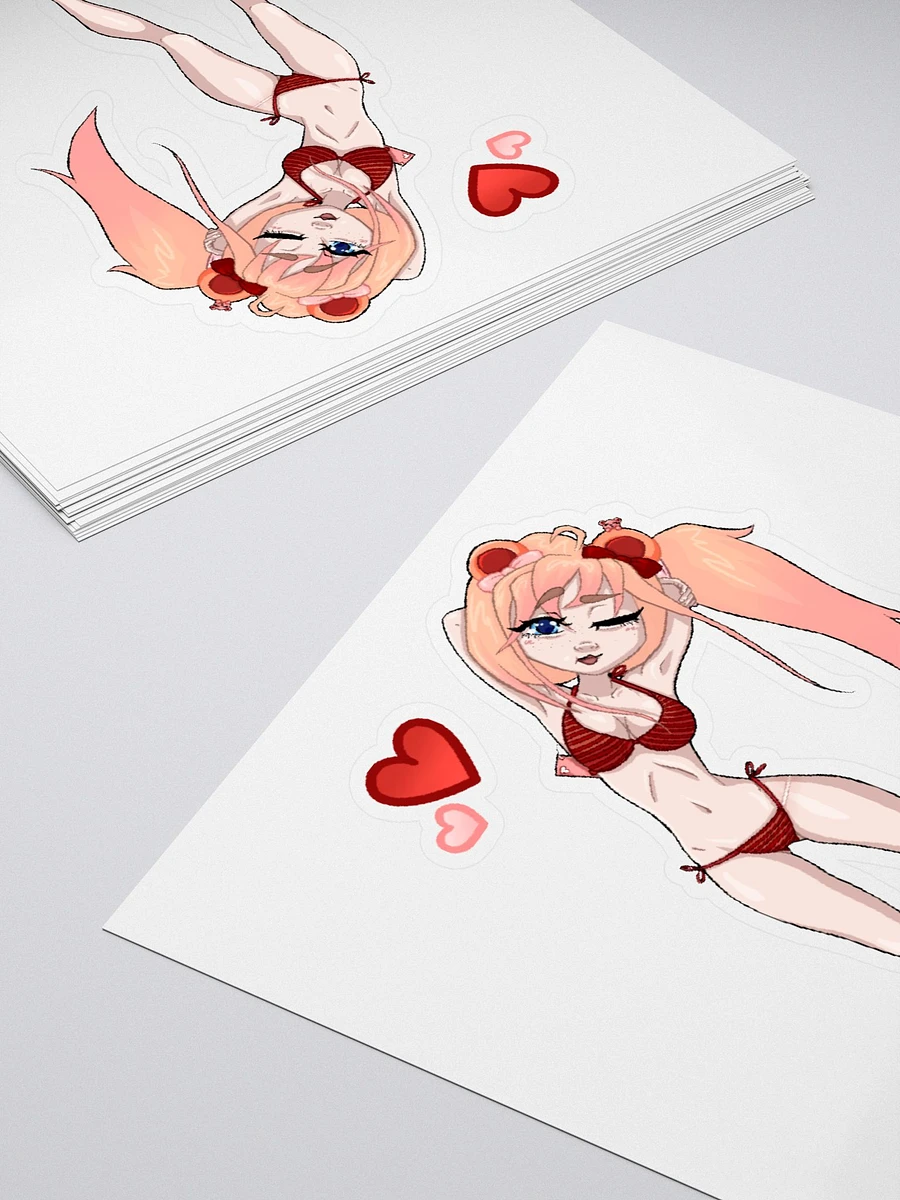 Valentine Bikini Teddy Sticker product image (12)