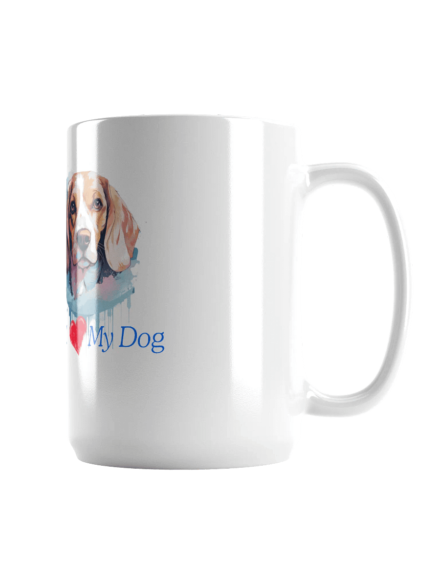 Beagle Love White Glossy Mug product image (1)