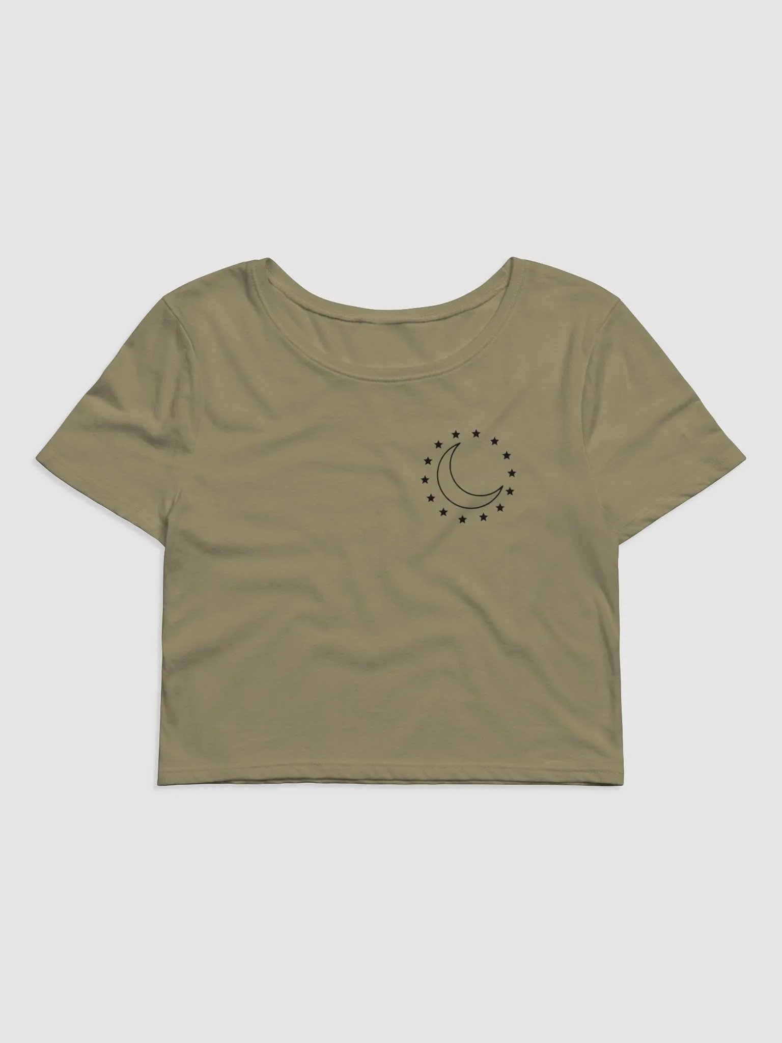 Moon & Stars Cropped Tee - Pink product image (3)