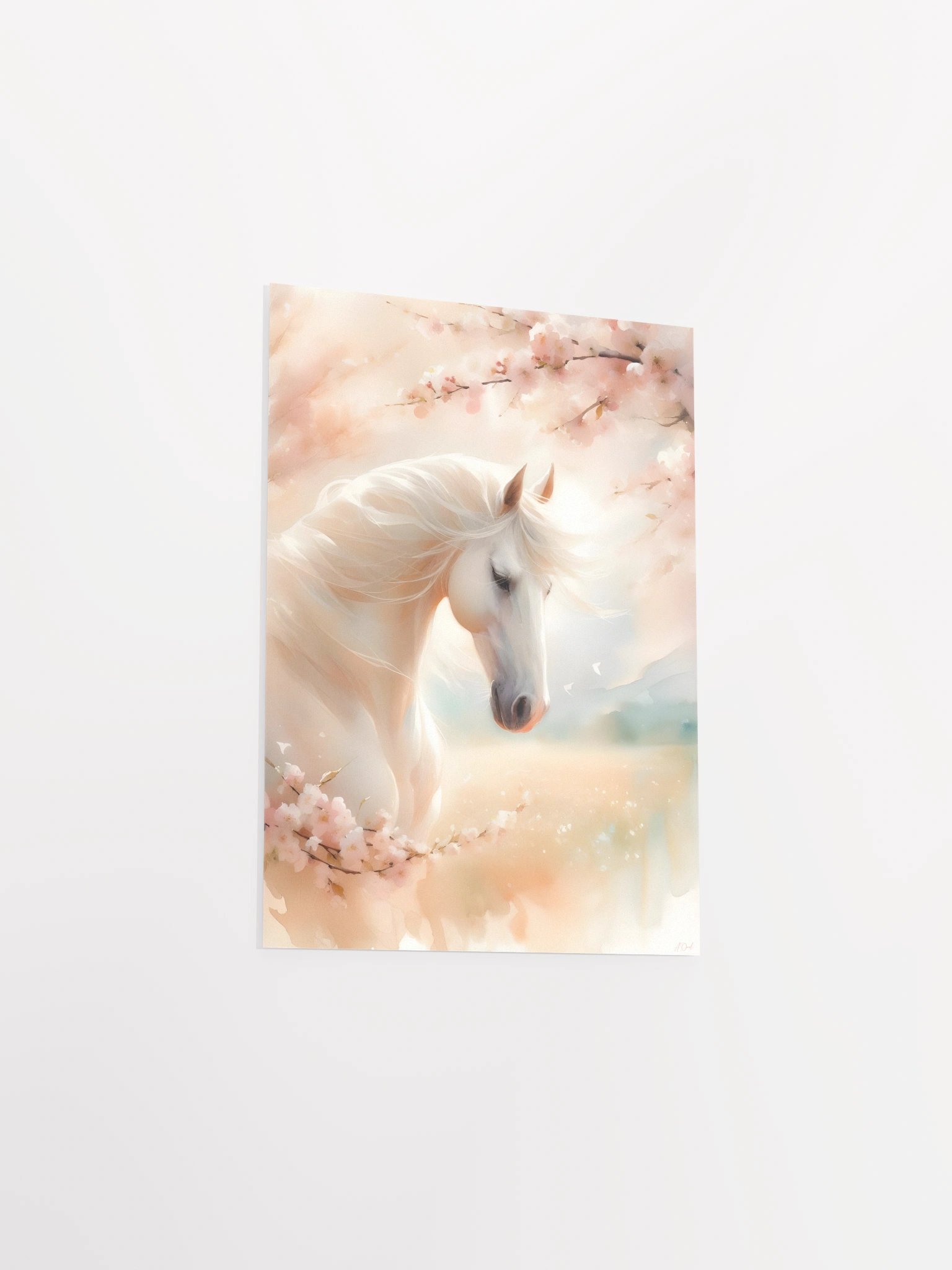 Ethereal Blossom Horse Poster product image (24)
