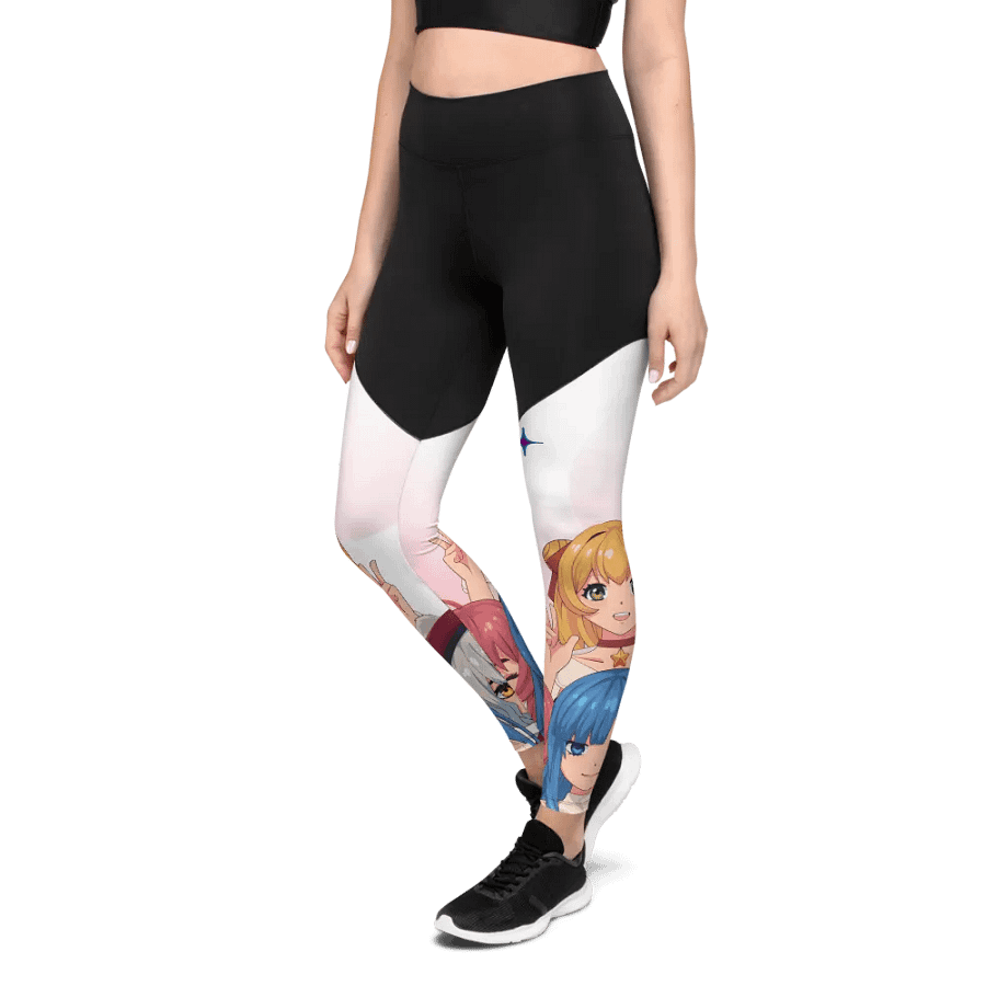 Starry Anime Squad Compression Leggings product image (6)