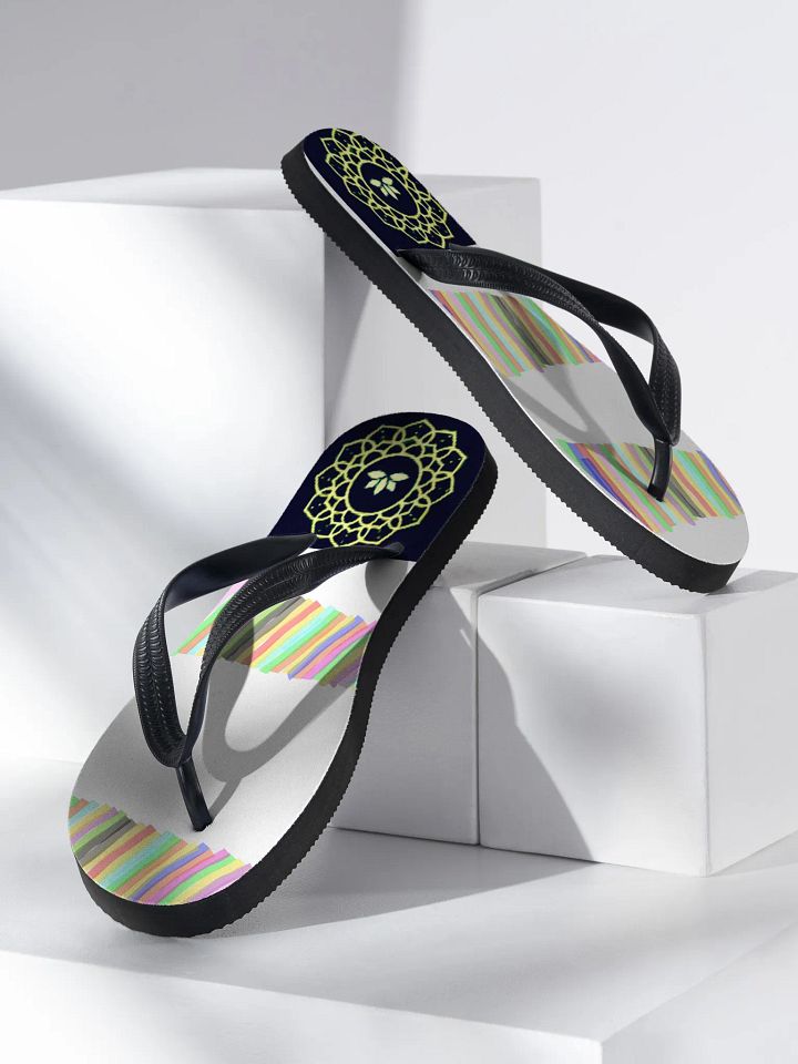 Psychedelic Wave Custom Flip-Flops product image (2)
