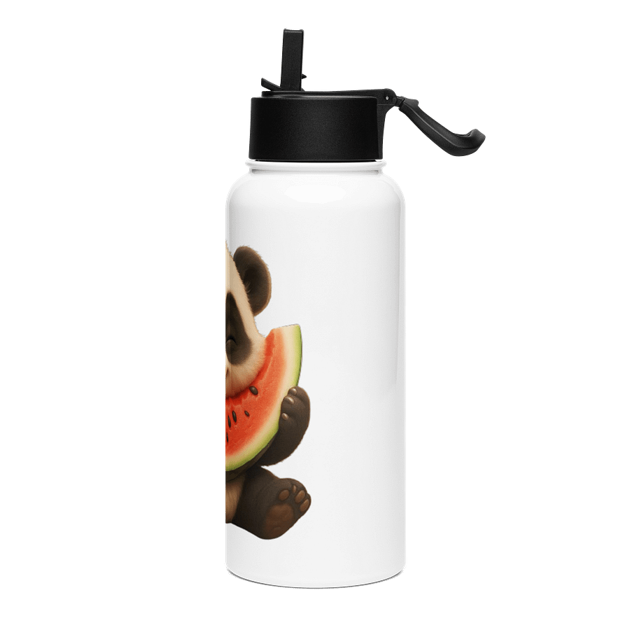 Panda - Stainless Steel Water Bottle with a Straw Lid product image (3)