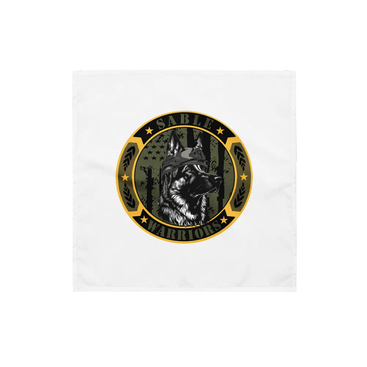 Sable Warriors Veteran Service Dog BANDANA: Helps Pair Veterans With A Service Dog product image (1)