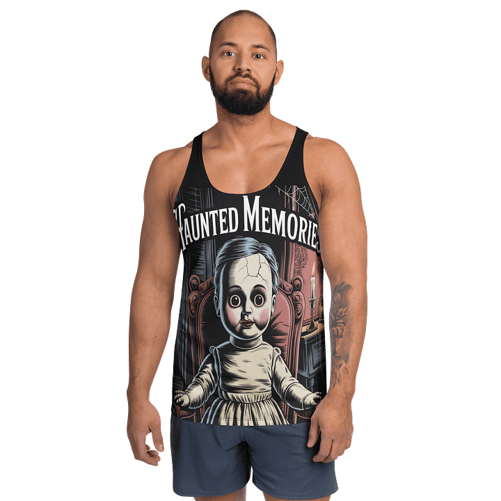 Midnight Veil Designs Gothic Haunted Memories Tank Top - Unisex All-Over Print product image (1)