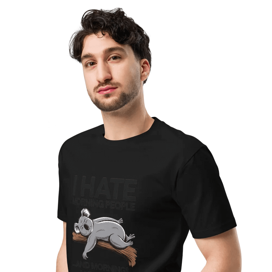 Koala’s Morning Mood AS Colour Unisex Premium T-Shirt product image (8)