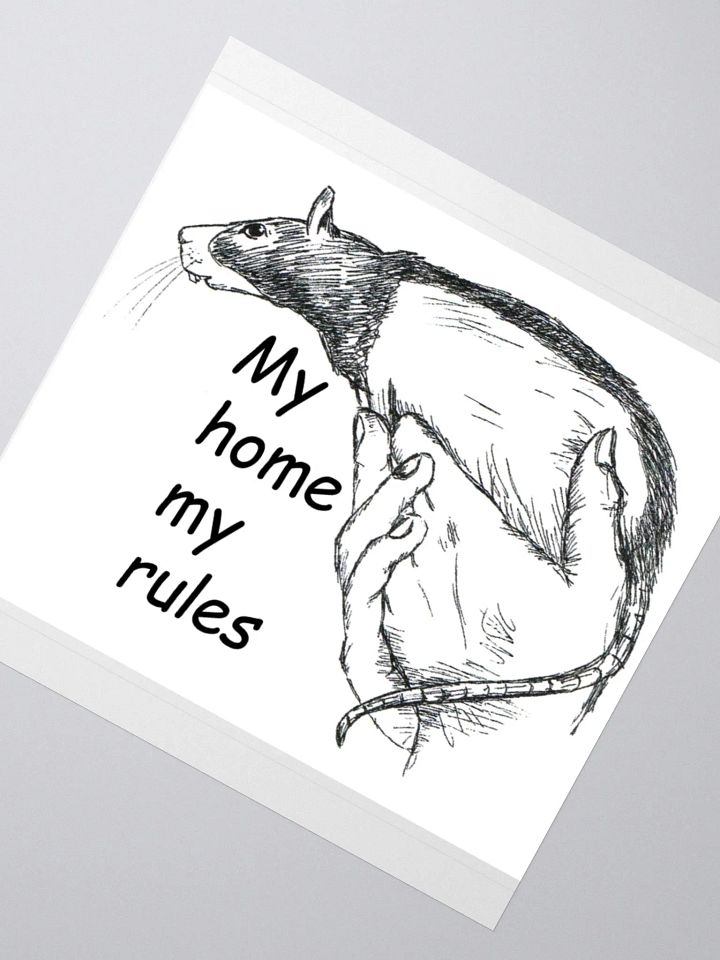 Rat home sticker product image (2)