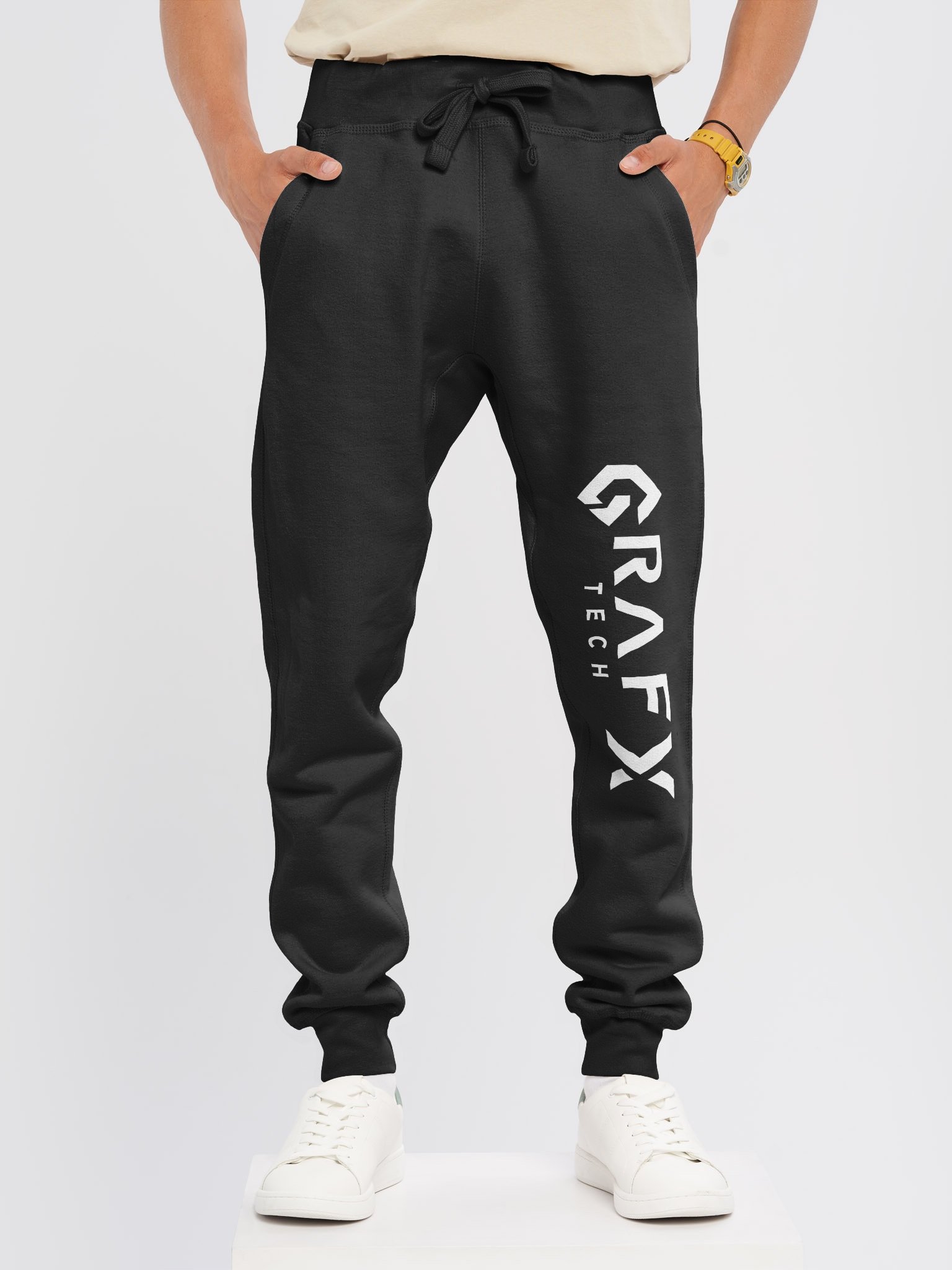 Sweatpants - White Logo - Graf-X Tech product image (15)