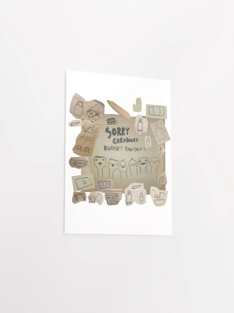 evil cardboard poster product image (34)