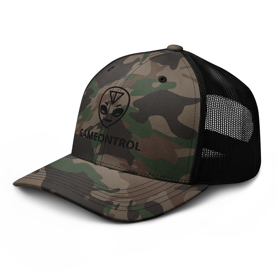 Stealth Camo Trucker Hat product image (6)