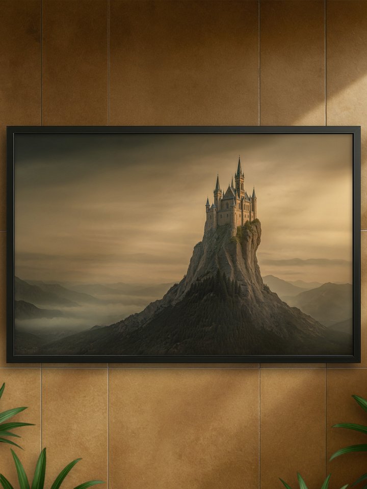 The Horizon Keep – Framed Poster product image (1)