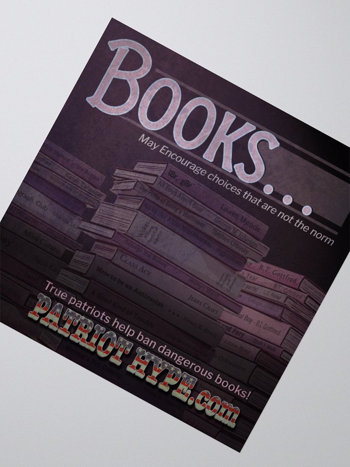 Sticker: Patriot Hype - Books product image (2)