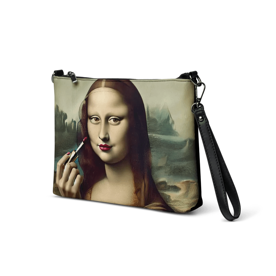 Modern Mona Lisa Lips Crossbody Bag product image (7)