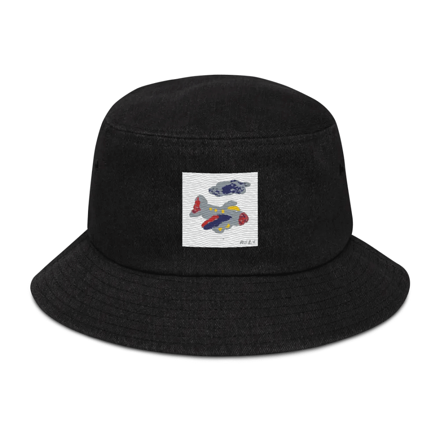 Kid Airplane (Capstone Denim Bucket Hat) product image (1)