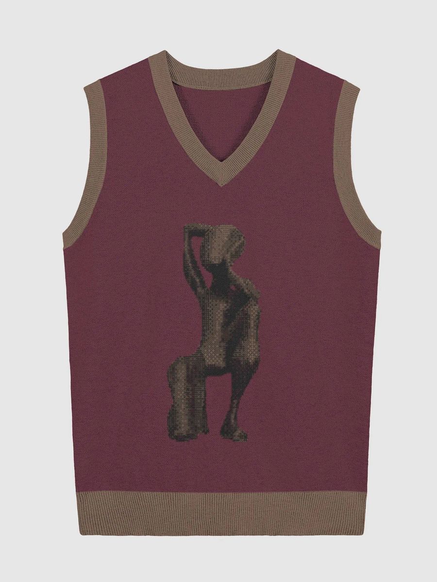 Cozy Jacquard V-Neck Vest product image (1)