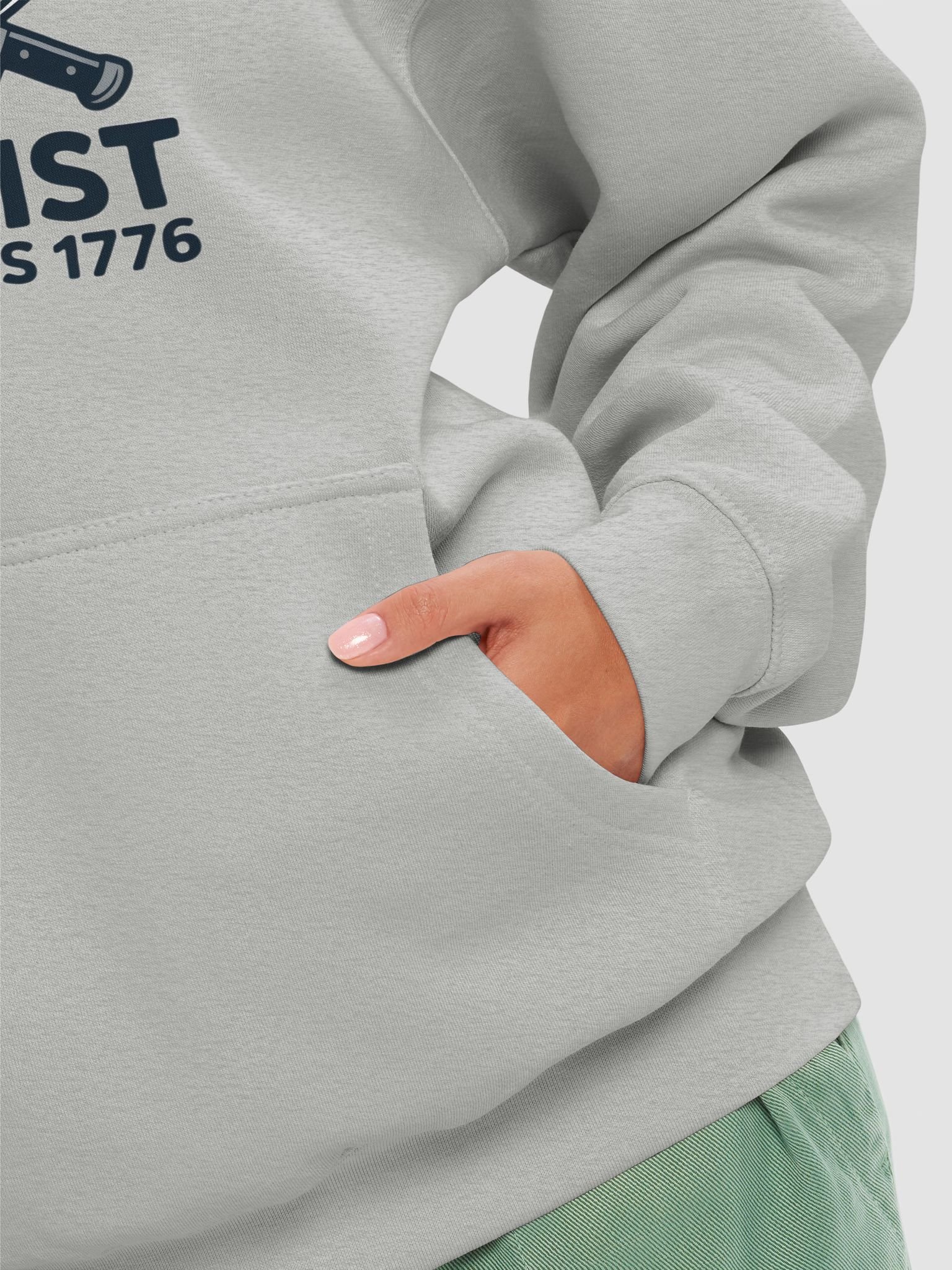1776 Resistance Skull Premium Hoodie product image (40)