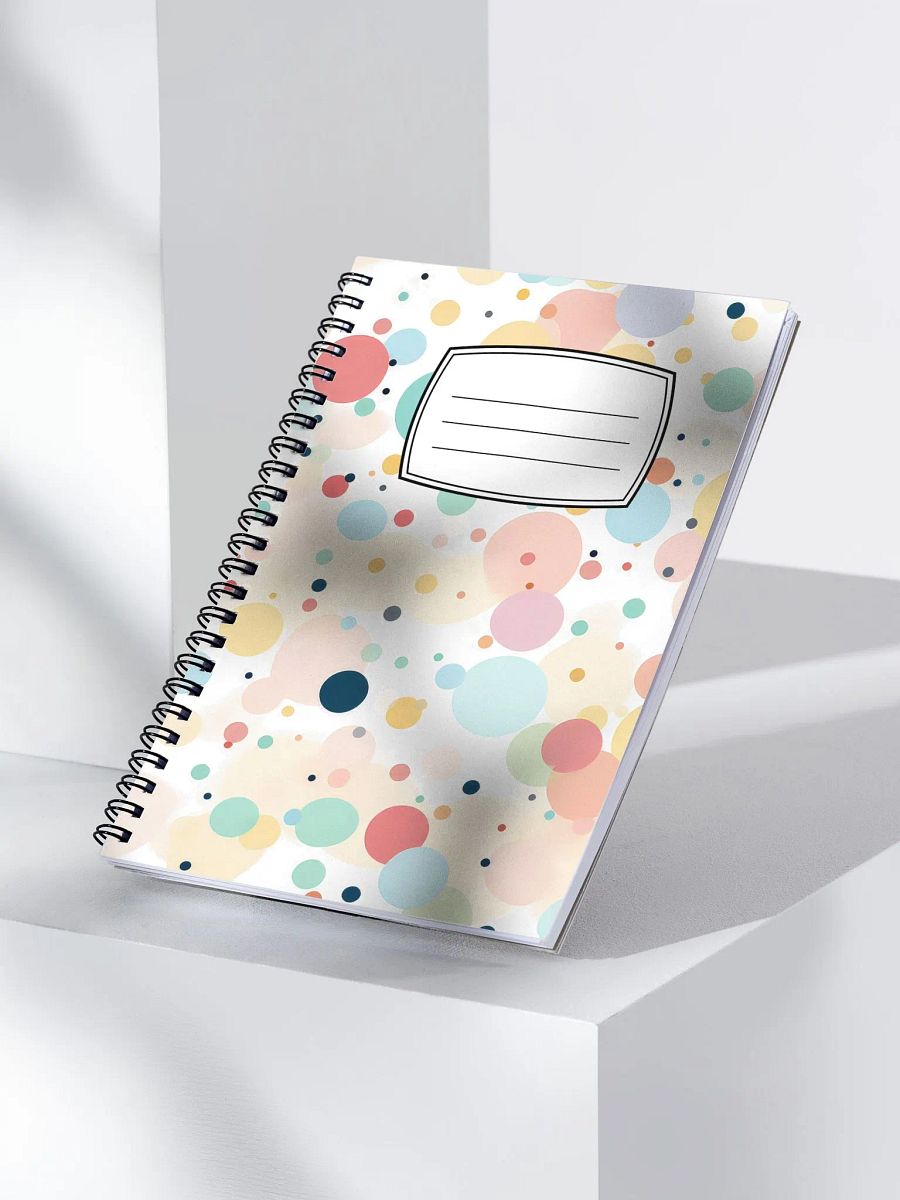 Splash confetti style Notebook product image (3)