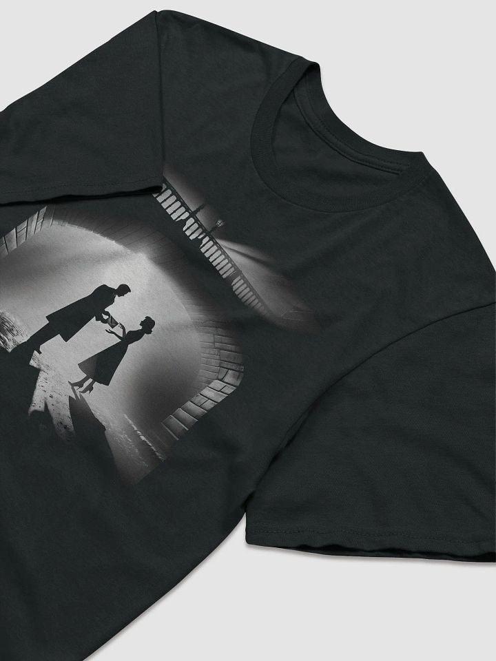 Mystical Encounter: Vintage Romance Under the Bridge (Front Print Womens Tee) product image (2)