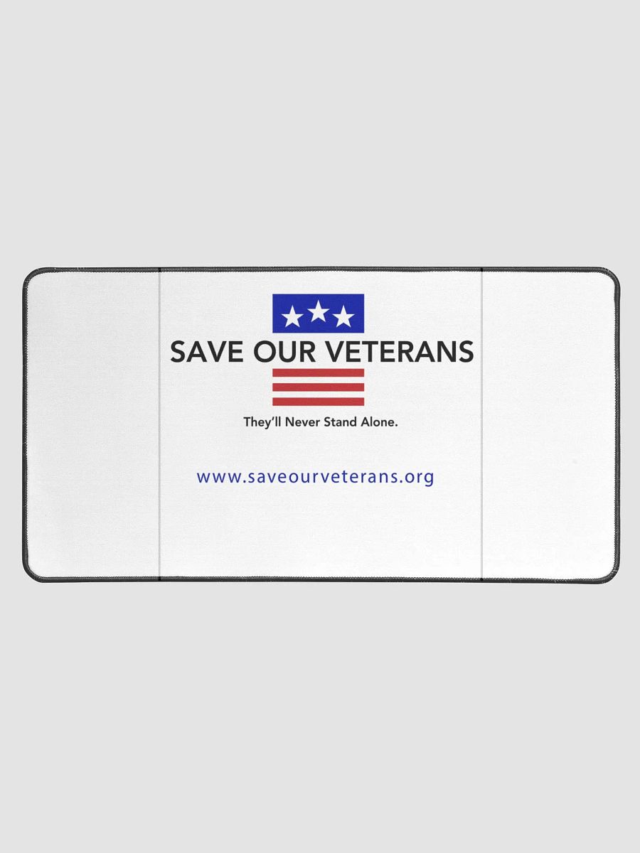 Save Our Veterans Comfort Desk Mat product image (1)