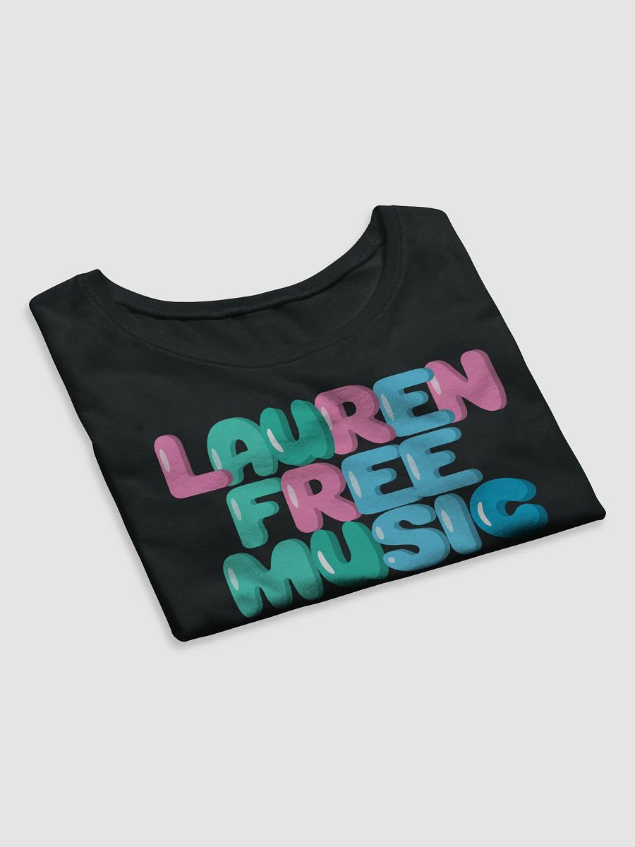 Lauren Free Music Bubble Letter Crop Tee product image (13)