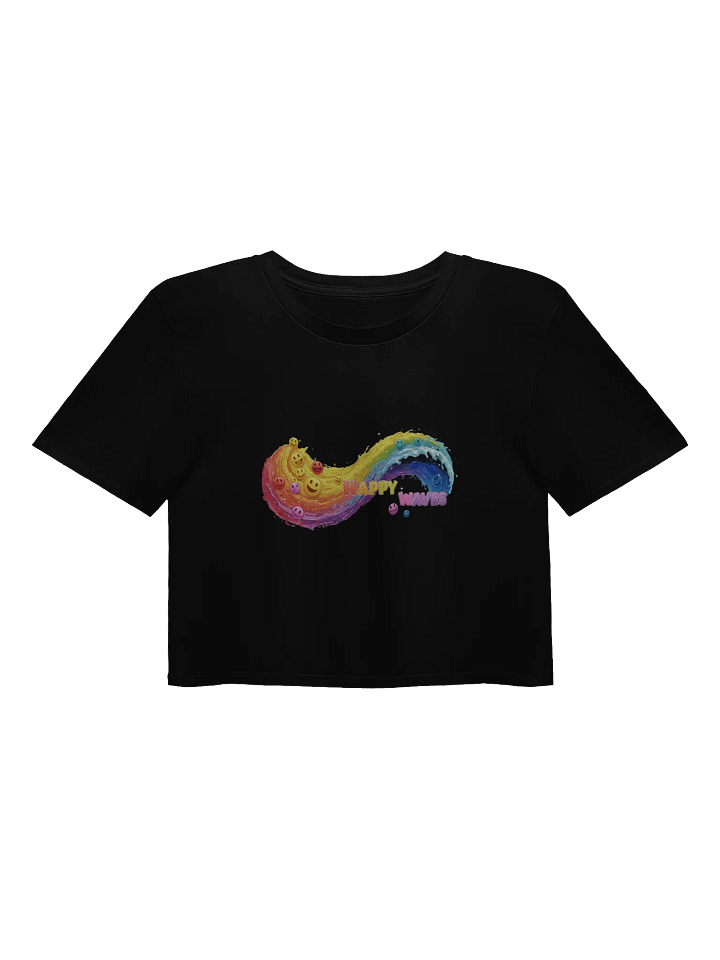 Happy Waves Smiley Crop Top product image (3)