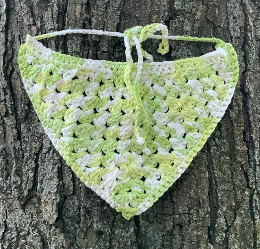Limeade Granny Stitch Bandana product image (1)