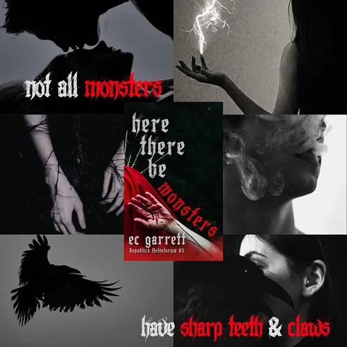 The Mountain Gods await. HERE THERE BE MONSTERS (Republica Helvetorum #1) is a gothic monster romance NOW AVAILABLE everywher...