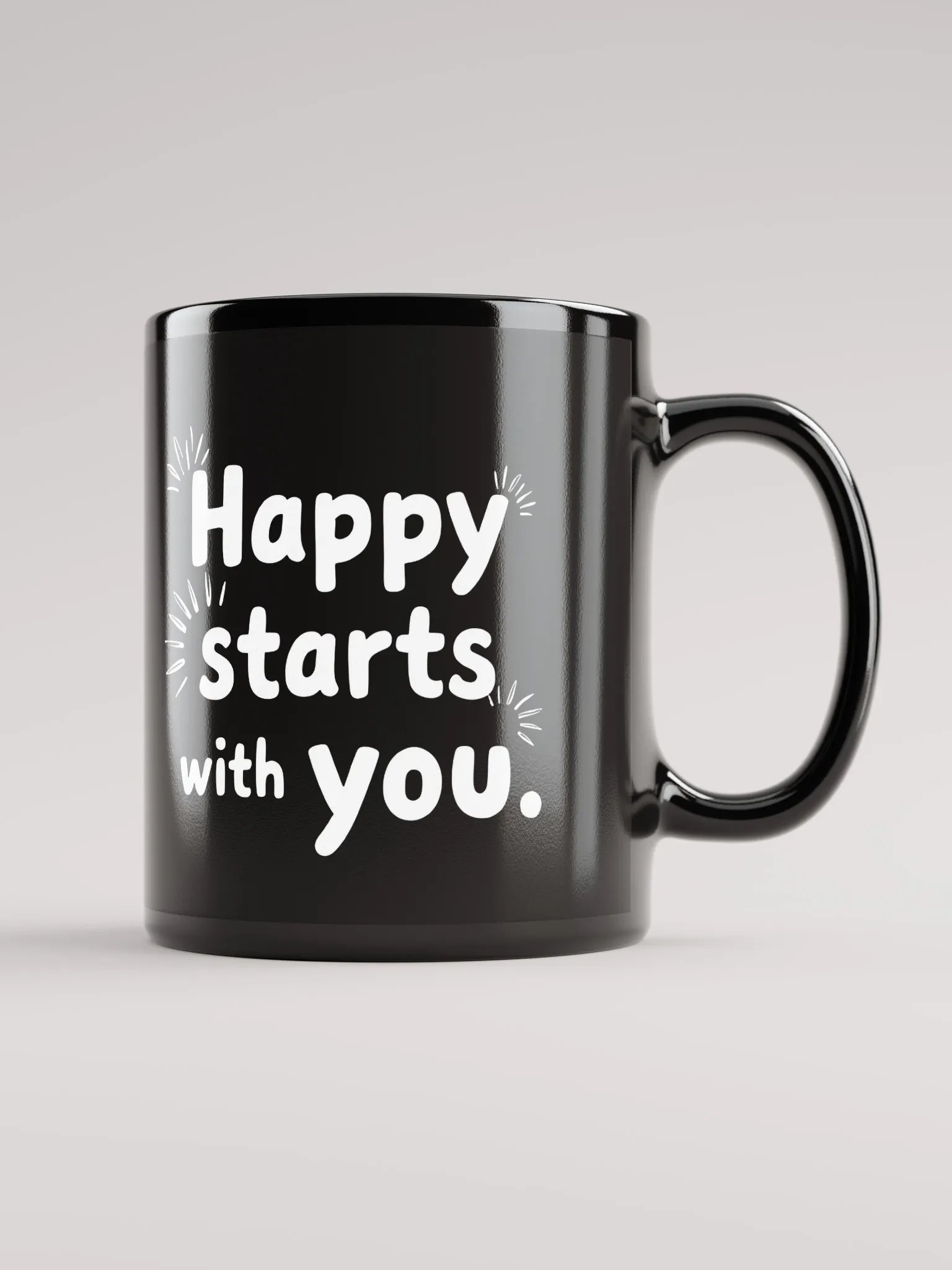 Start Your Happiness Journey with Ariana: Happy Starts With You – The Mug That Reminds Every Arianator to Shine! product image (1)