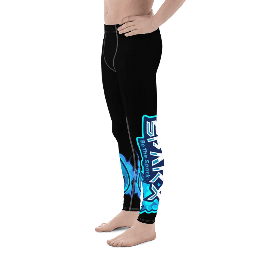 Mens Workout Leggings - Black product image (4)