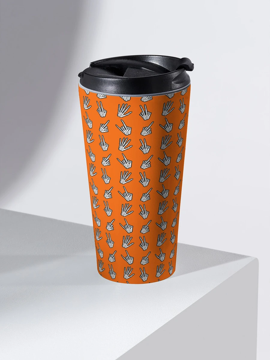 Bone Zone pattern travel mug product image (3)