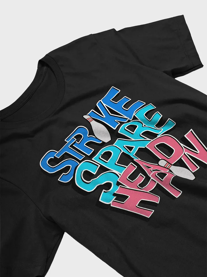 Strike Spare Headpin Bowling Typography T-Shirt product image (2)