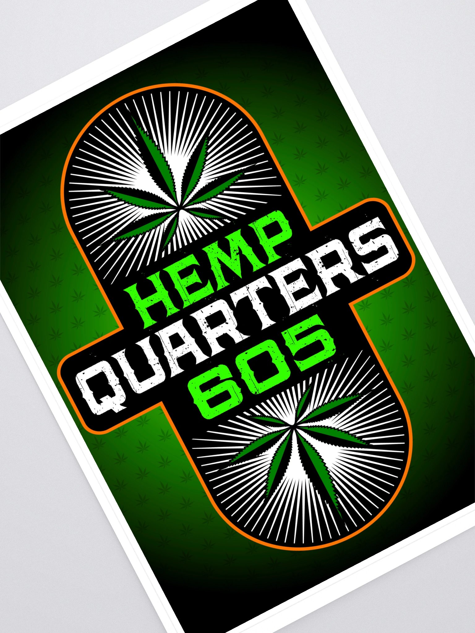 Hemp Quarters Sticker (5.83