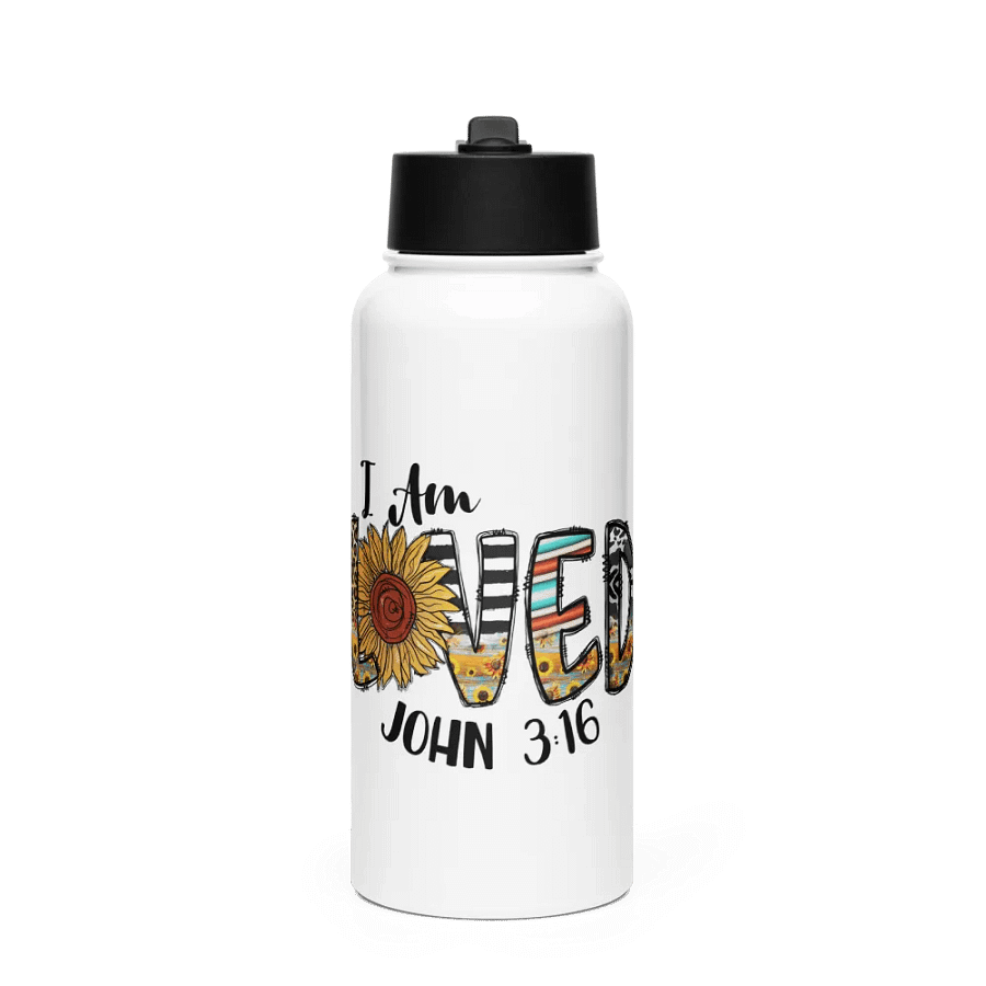 I Am Loved - Stainless Steel Sports Water Bottle product image (1)