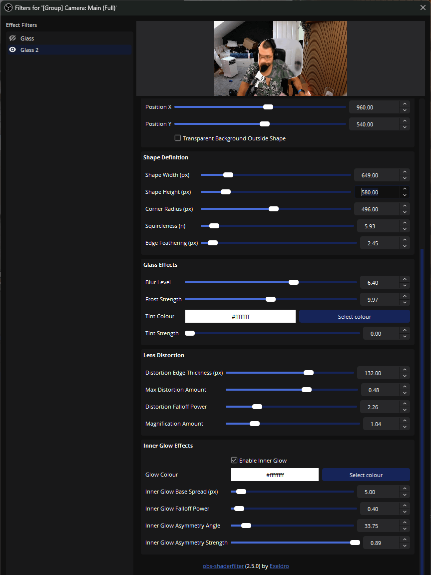 LucidGlass Shader for OBS (v1.0) product image (2)