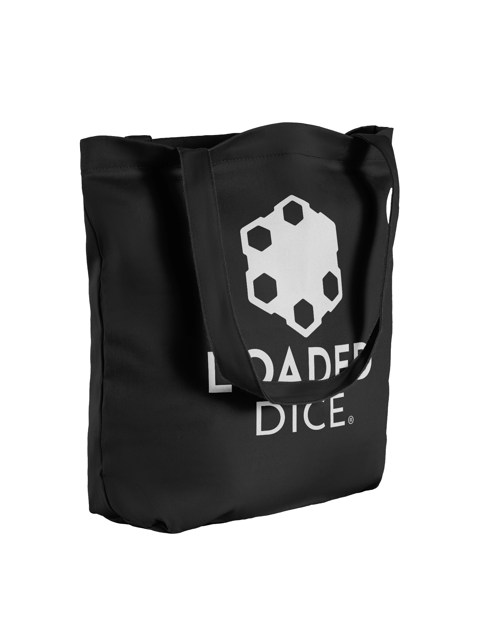 Loaded Dice Graphic Tote Bag Black product image (4)