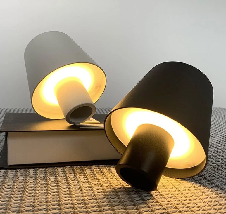 LED Dimmable Bottle Lamp 3 Color Temperature, Wireless Table Lamp For Indoor And Outdoor, USB Rechargeable Bottle Lamp For Family, Restaurant & Bar (1 Pc) product image (3)
