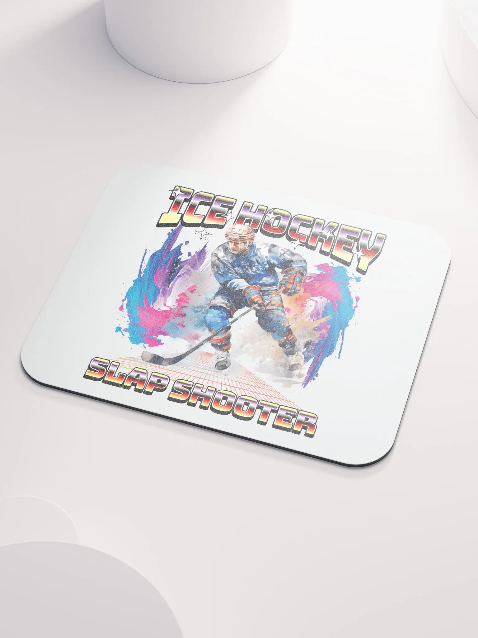 Ice Hockey Slap Shooter Dynamic Mouse Pad product image (3)