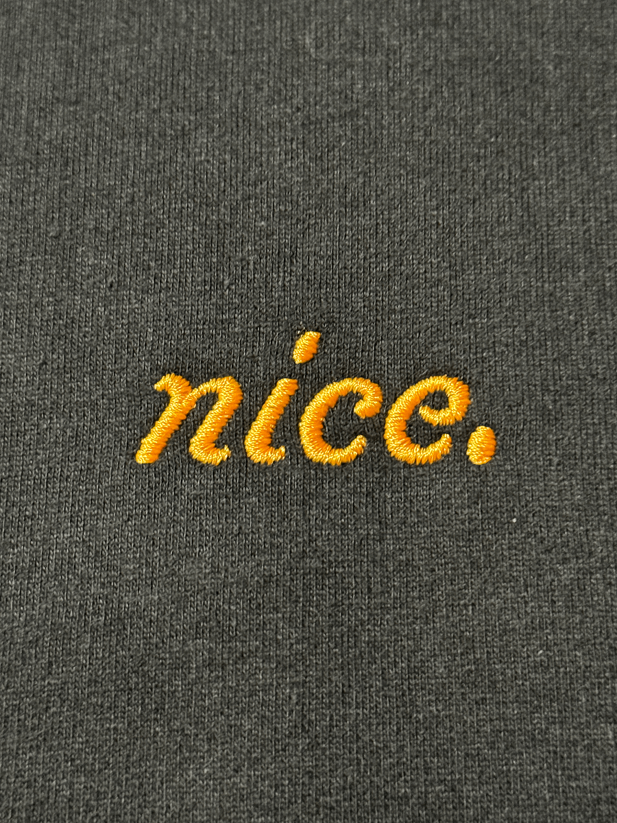 Nice. Gold Embroidered Hoodie (Black) product image (3)