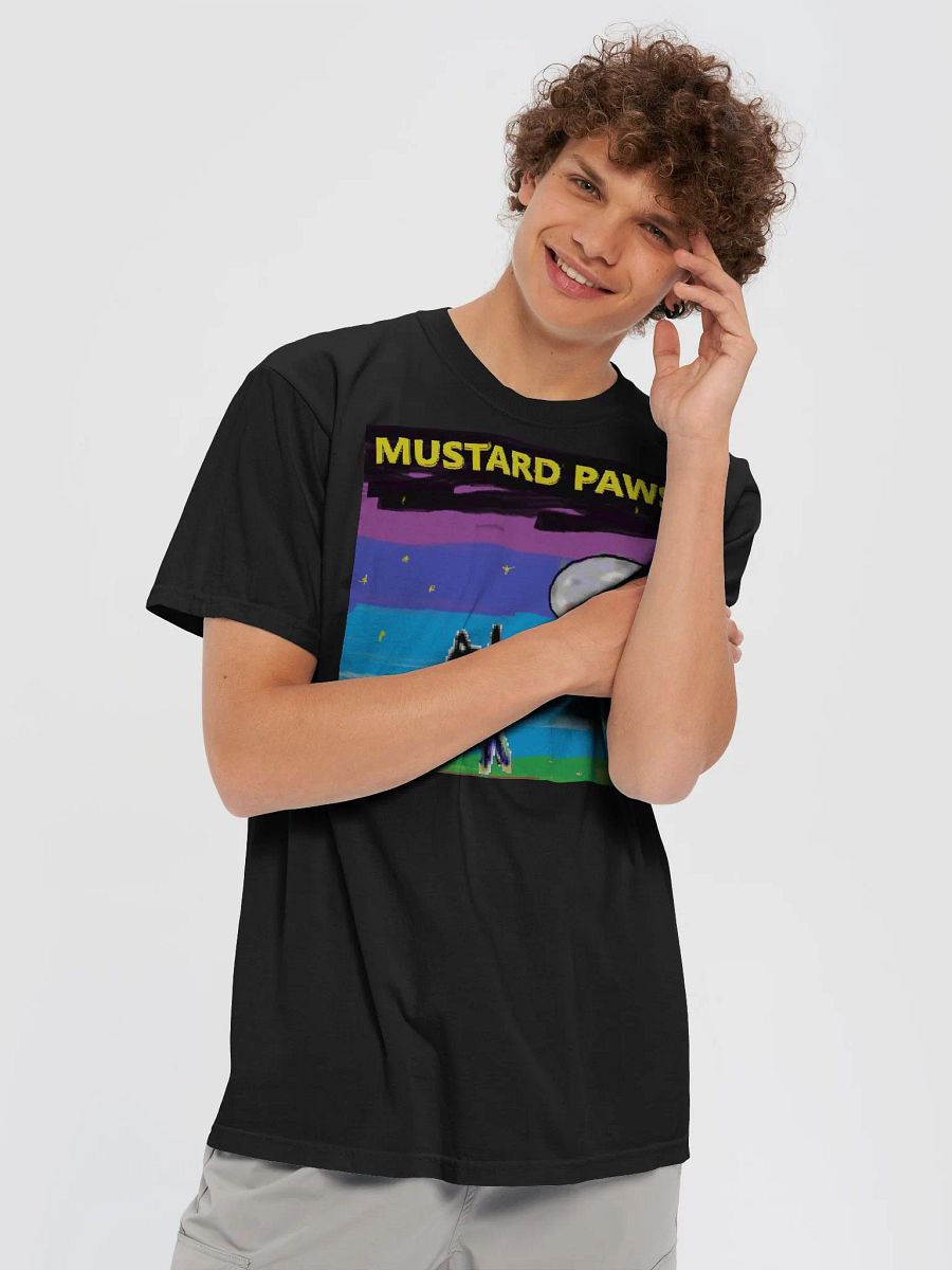 Moonlit Mustard Paws T-Shirt product image (4)