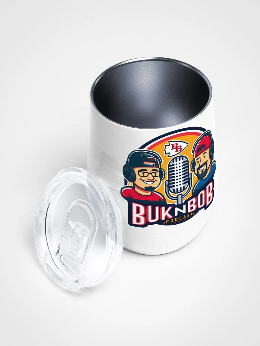Buk N Bob Podcast Wine Tumbler product image (3)