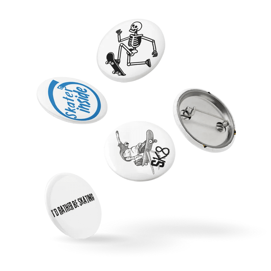 Skater Pin Button Set product image (14)
