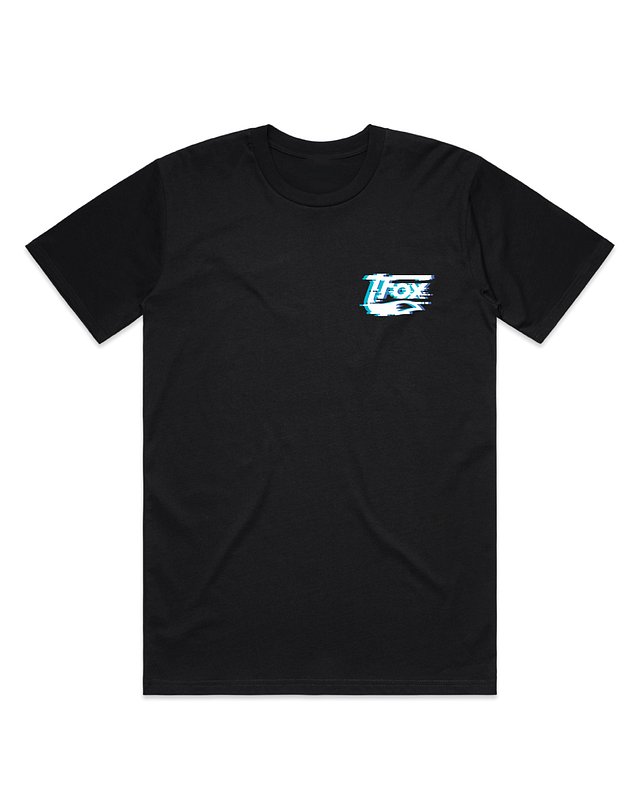FOX GLITCH TEE- BLACK product image (1)