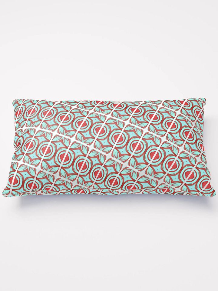 Blue & Red Diagonal Pillow product image (1)