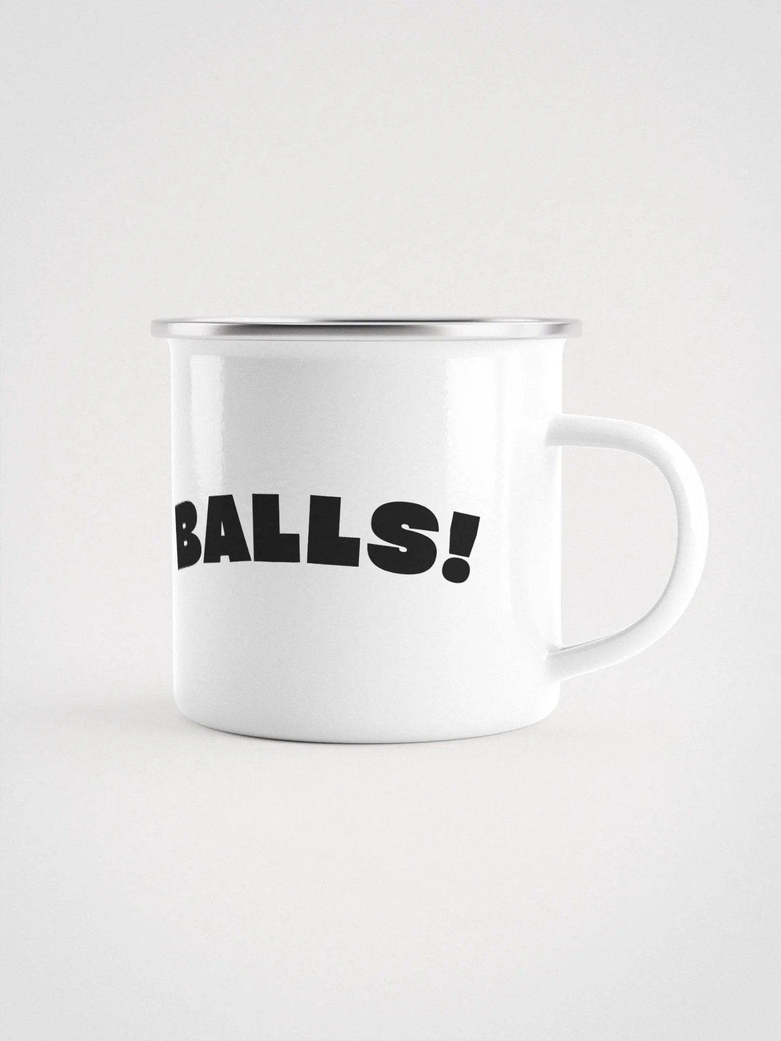 BALLS!™ Enamel Mug product image (1)