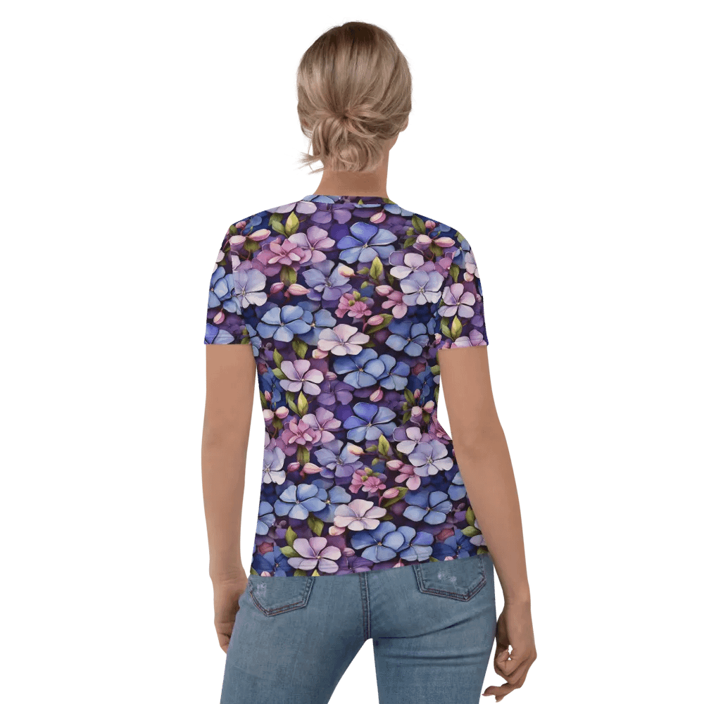 Floral Themed All Over Print T-shirt product image (6)