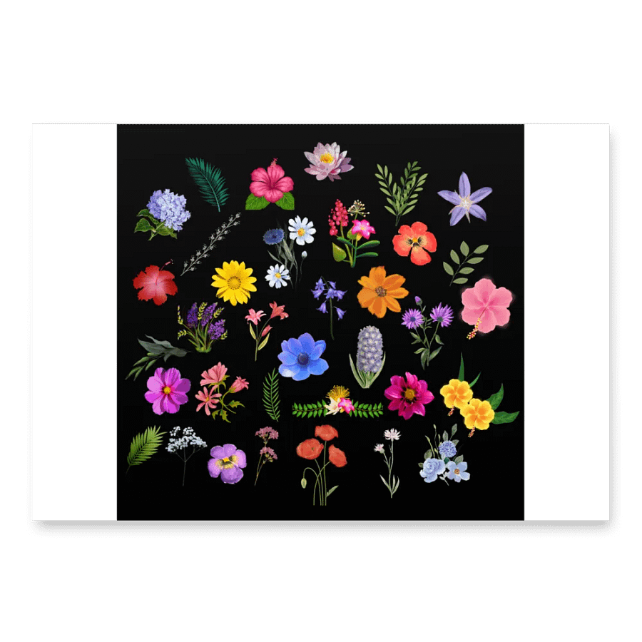 English Flora Wrapping Paper product image (3)